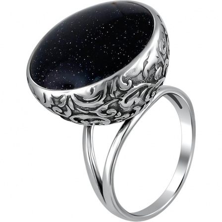 Кольцо с сердоликами из чернёного серебра (арт. 870395)