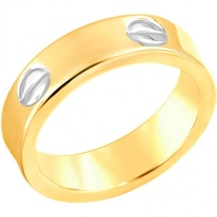 Кольцо из жёлтого золота (арт. 870499)