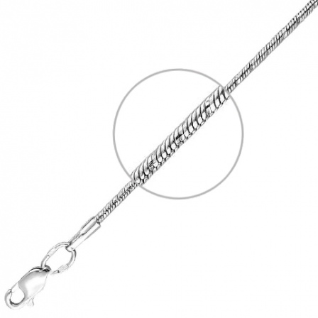 Цепочка плетения "Шнурок" из серебра (арт. 870810)