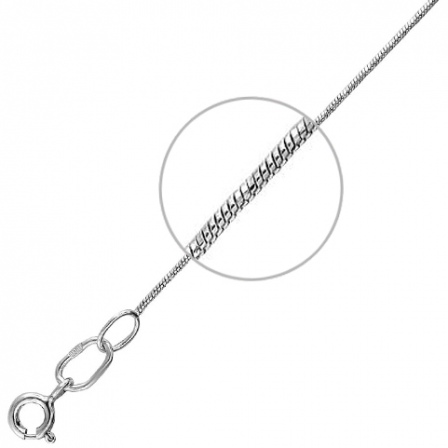 Цепочка плетения "Шнурок" из серебра (арт. 870811)
