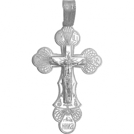 Крестик из серебра (арт. 872155)