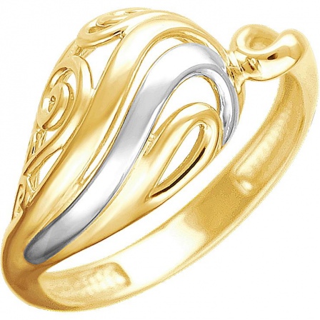 Кольцо из жёлтого золота (арт. 873630)