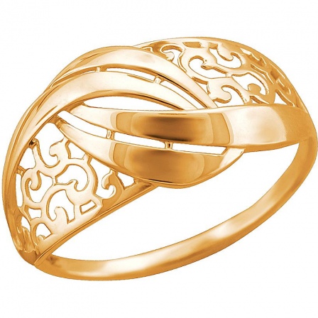Кольцо из красного золота (арт. 874008)