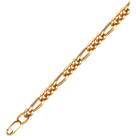 Цепочка плетения "Фигаро" из красного золота (арт. 875835)