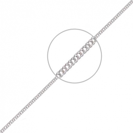 Цепочка плетения "Панцирное" из серебра (арт. 911591)