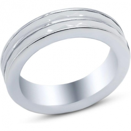 Кольцо с керамикой из серебра (арт. 914882)