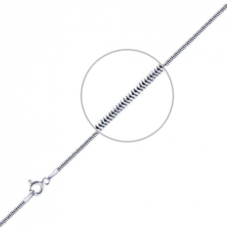 Цепочка плетения "Шнурок" из серебра (арт. 915434)