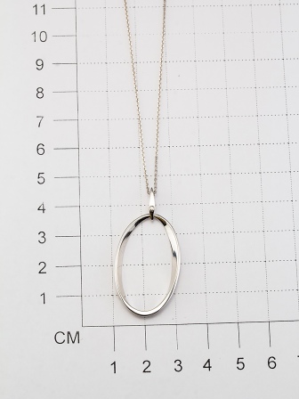 Колье с 1 бриллиантом из серебра (арт. 2055642)