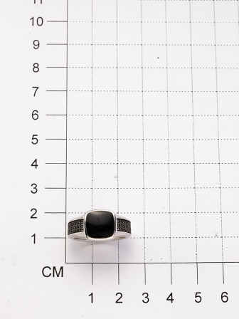 Кольцо с 48 фианитами из серебра (арт. 2055651)