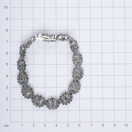 Браслет с марказитами из серебра (арт. 2140143)