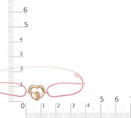 Браслет из красного золота (арт. 2382335)