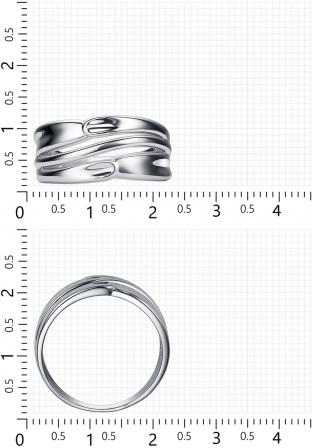 Кольцо из серебра (арт. 2410003)