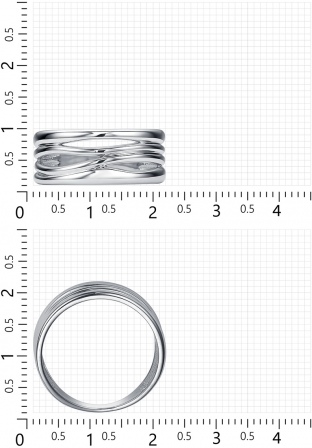 Кольцо из серебра (арт. 2410004)