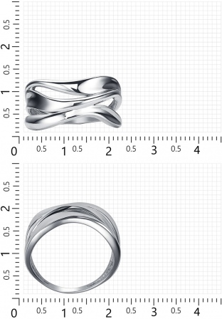 Кольцо из серебра (арт. 2410011)