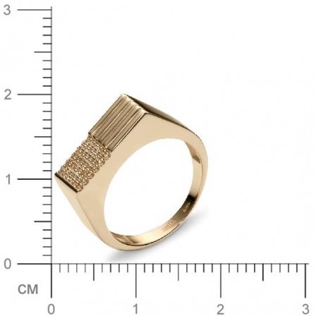 Яркое кольцо с 36 бриллиантами из красного золота  (арт. 302153)