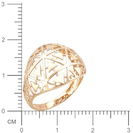 Кольцо из красного золота (арт. 316833)