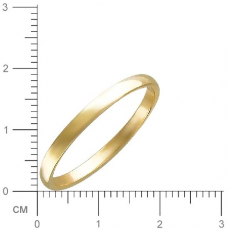 Обручальное кольцо из желтого золота (арт. 316903)