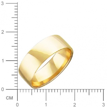 Обручальное кольцо из желтого золота (арт. 316905)