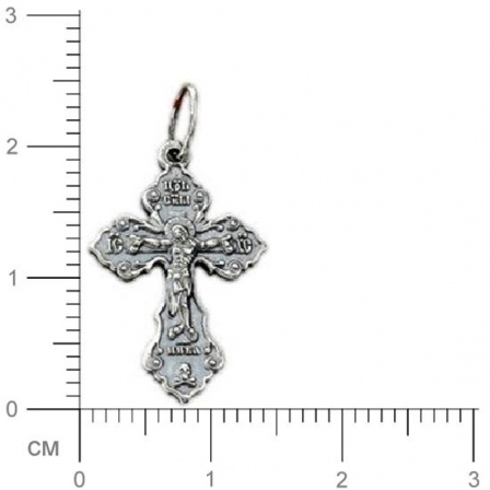 Крестик из чернёного серебра (арт. 319249)