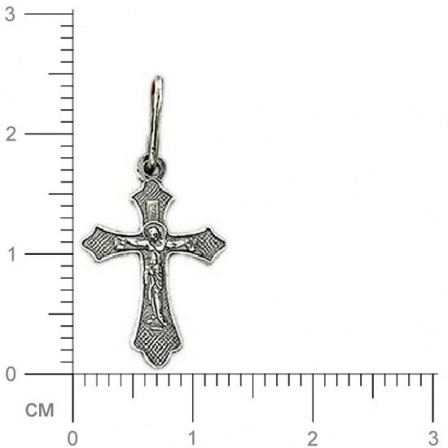 Крестик из чернёного серебра (арт. 319264)
