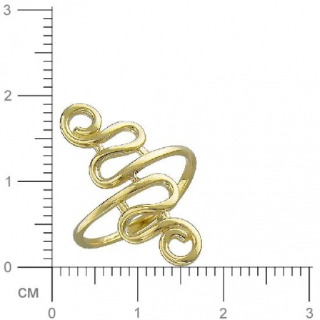 Кольцо из желтого золота (арт. 323467)