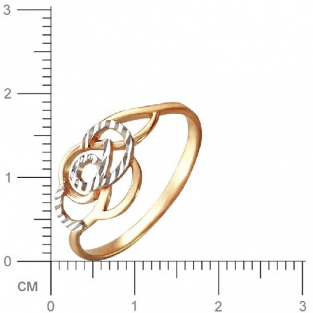 Кольцо из красного золота (арт. 323525)