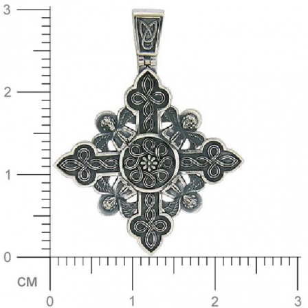Крестик из серебра (арт. 328090)