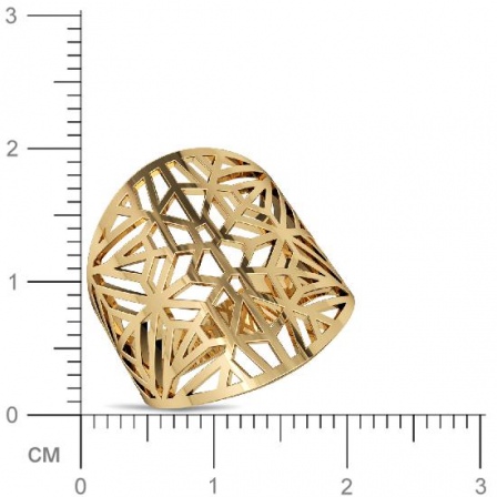Кольцо из желтого золота (арт. 329913)