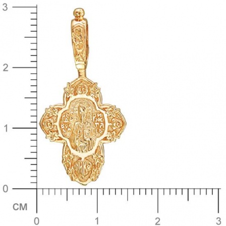 Крестик из красного золота (арт. 330018)