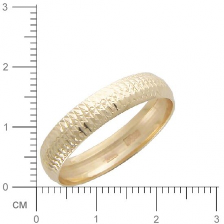 Обручальное кольцо из красного золота (арт. 341165)