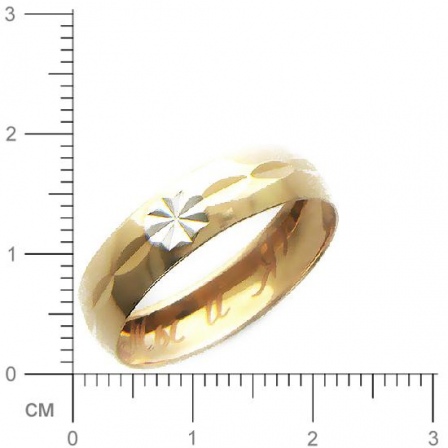 Обручальное кольцо из красного золота (арт. 341170)