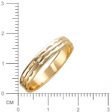 Обручальное кольцо из красного золота (арт. 341172)