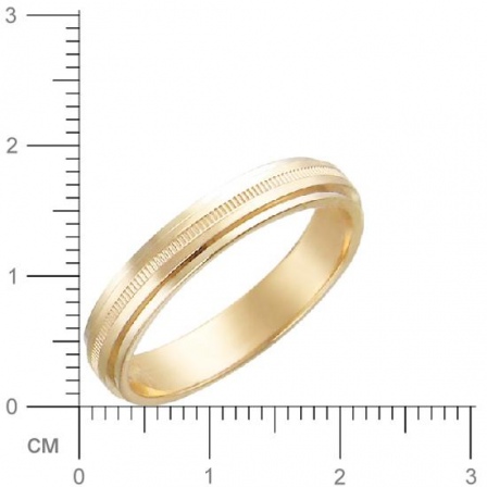 Обручальное кольцо из красного золота (арт. 341174)
