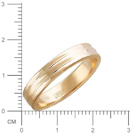 Обручальное кольцо из красного золота (арт. 341176)