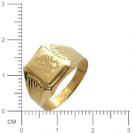 Кольцо Скорпион из красного золота (арт. 344492)
