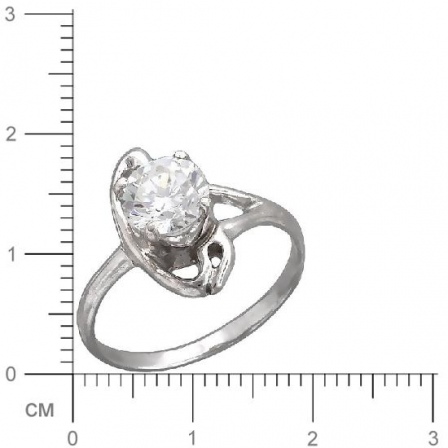 Кольцо с фианитами из серебра 925 пробы (арт. 354362)