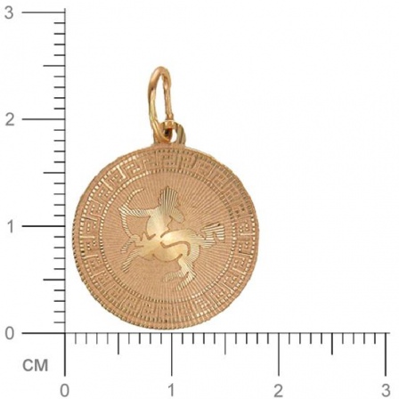 Подвеска Знак зодиака из красного золота (арт. 366542)