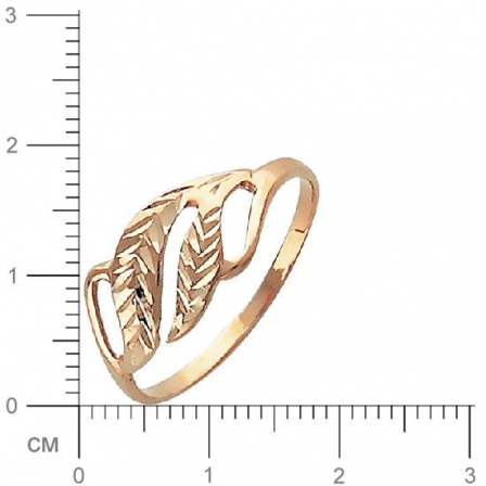 Кольцо из красного золота (арт. 367421)