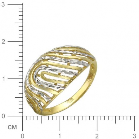 Кольцо из желтого золота (арт. 367504)