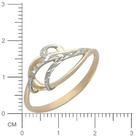 Кольцо из комбинированного золота (арт. 367514)