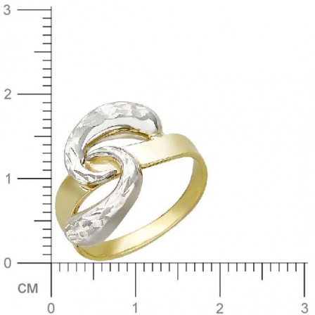 Кольцо из комбинированного золота (арт. 367528)