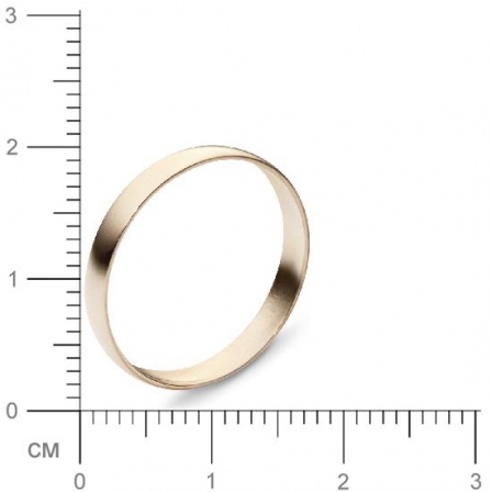 Обручальное кольцо из красного золота (арт. 367671)