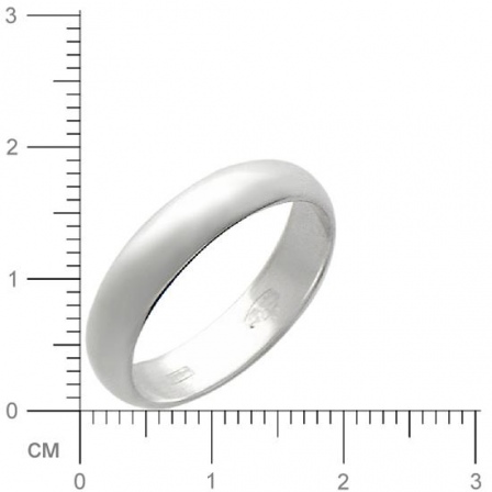 Обручальное кольцо из серебра (арт. 367679)
