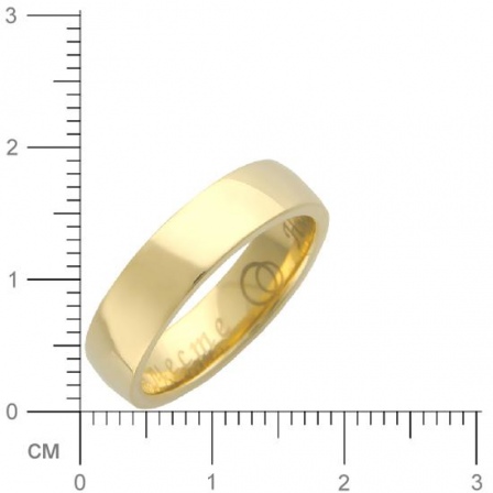 Обручальное кольцо из желтого золота (арт. 367706)