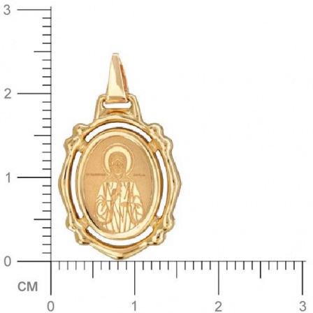 Подвеска-иконка Святая Матрона Московская из красного золота (арт. 367758)