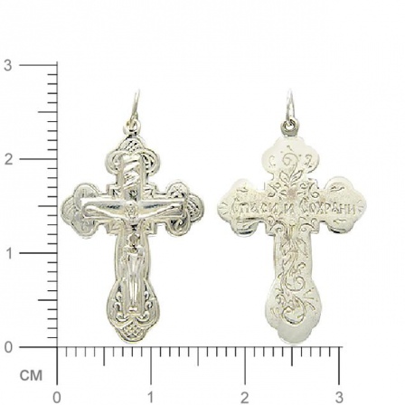 Крестик из серебра (арт. 368567)