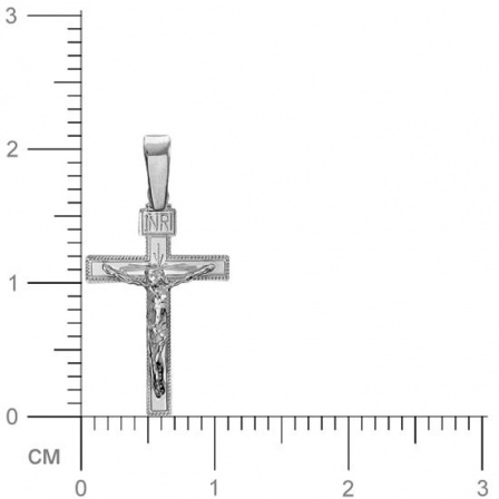 Крестик из серебра (арт. 374111)