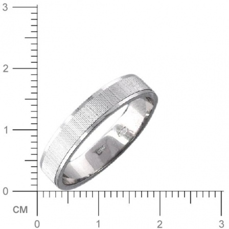 Обручальное кольцо из серебра (арт. 382490)