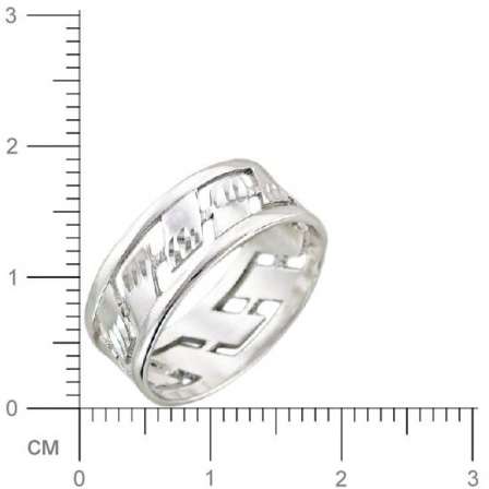 Обручальное кольцо из серебра (арт. 384350)