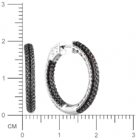 Браслет с жемчугом, эмалью и фианитами из серебра (арт. 744211)